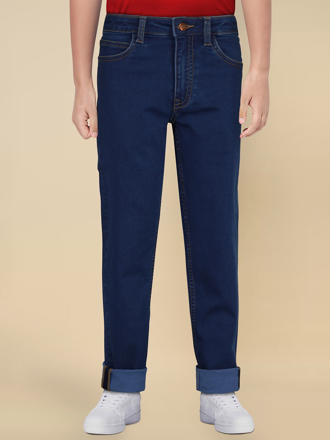 

Allen Solly Junior Boys Relaxed Fit Light Fade Jeans, Blue