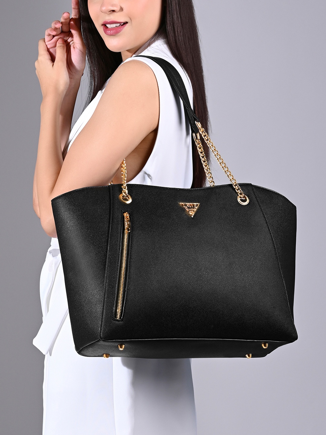 

LAVIE Signature Women Houston Tote Handbag, Black