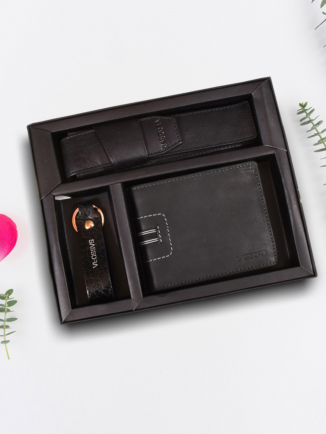 

Sassora Men Accessory Gift Set, Black