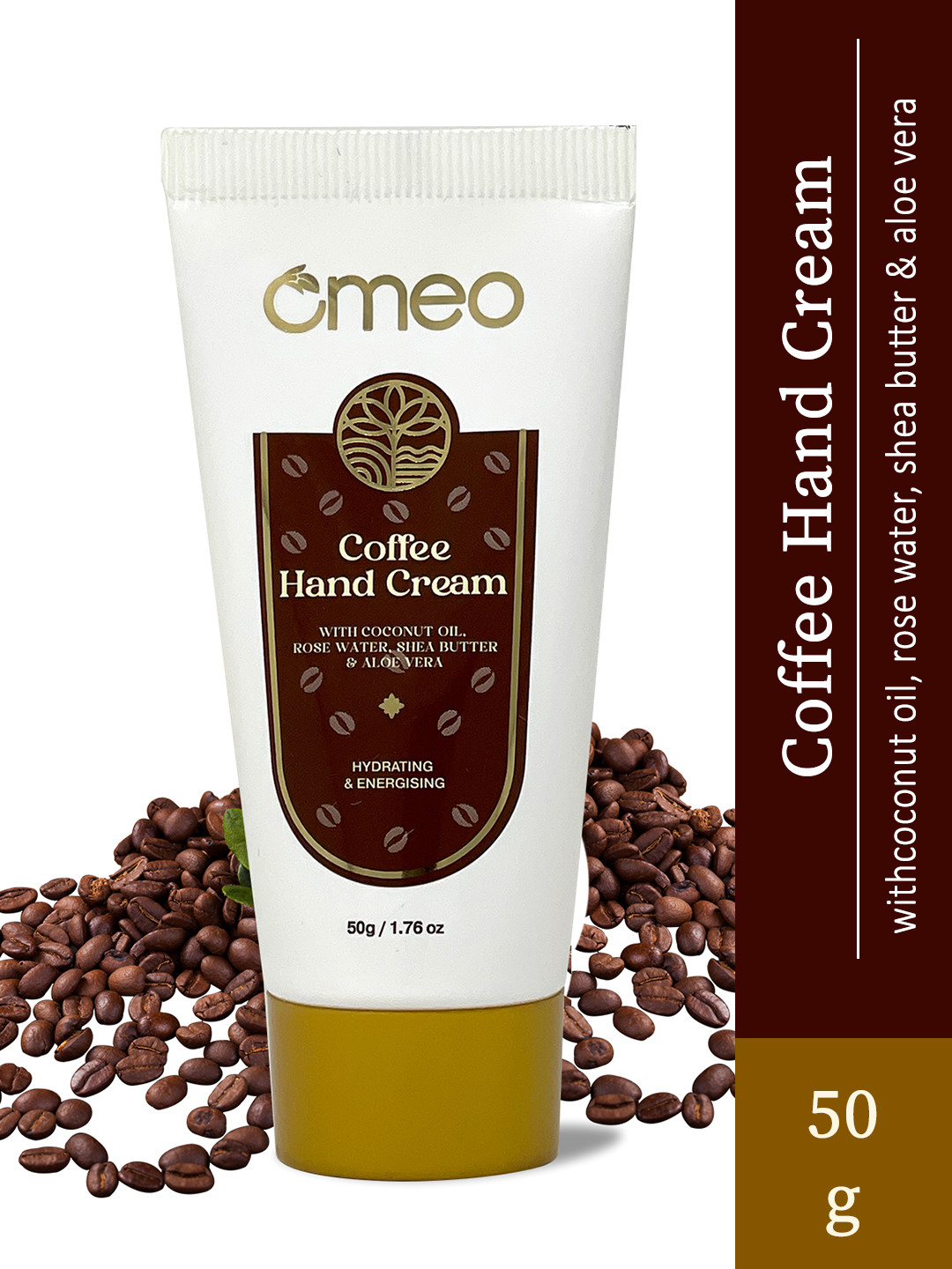 

Omeo Coffee Hand Cream 50gm, Brown