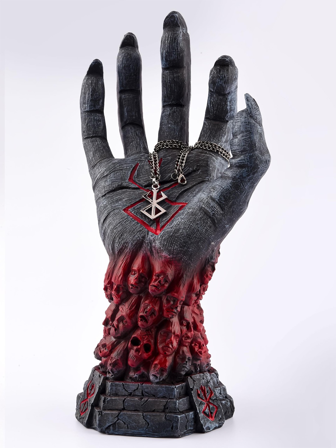 

COMICSENSE Berserk Anime Action Figure with Cursed Necklace, Black