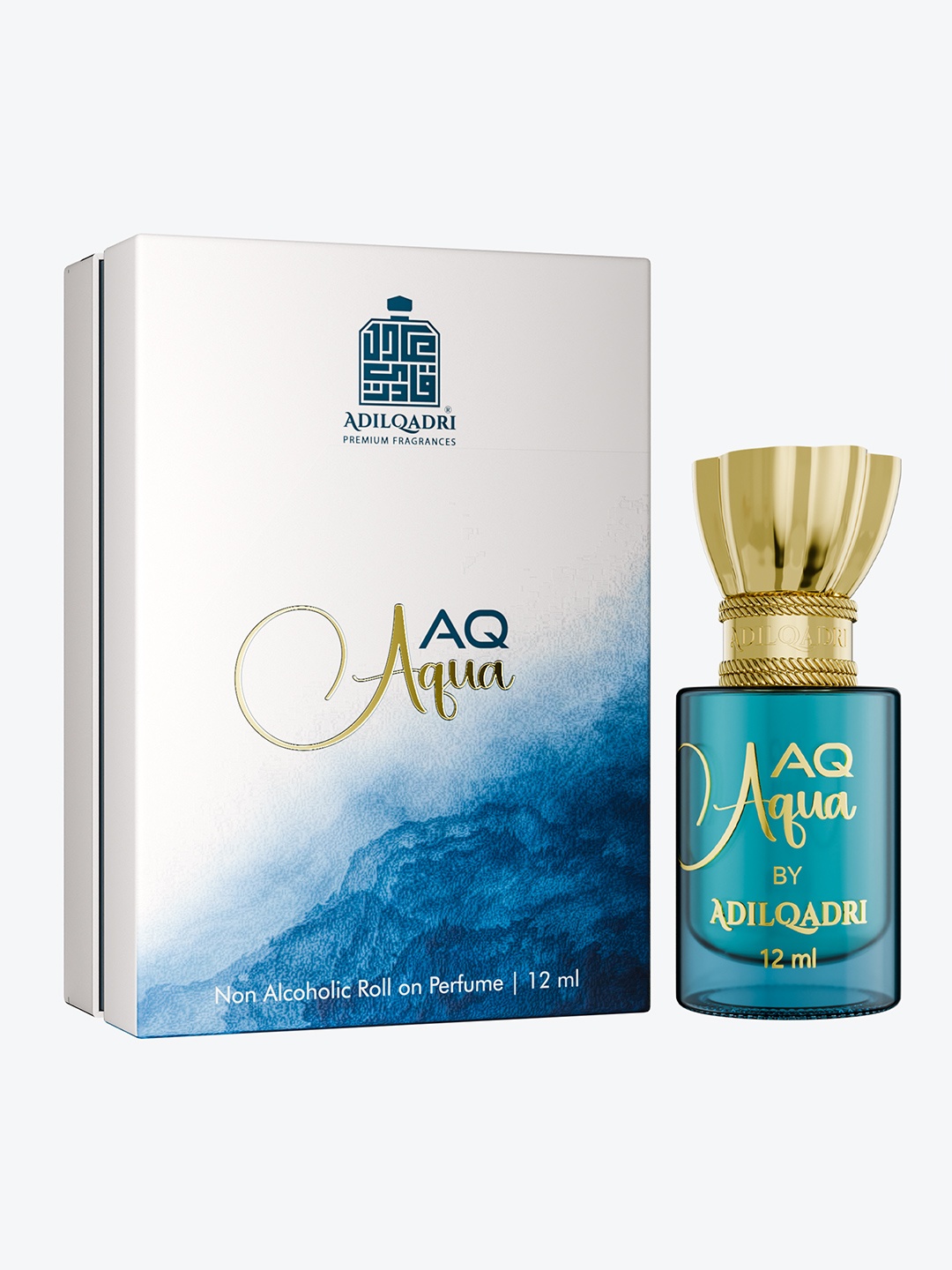 

ADILQADRI AQ Aqua Non Alcoholic Roll-On Attar Perfume - 12 ml, Blue