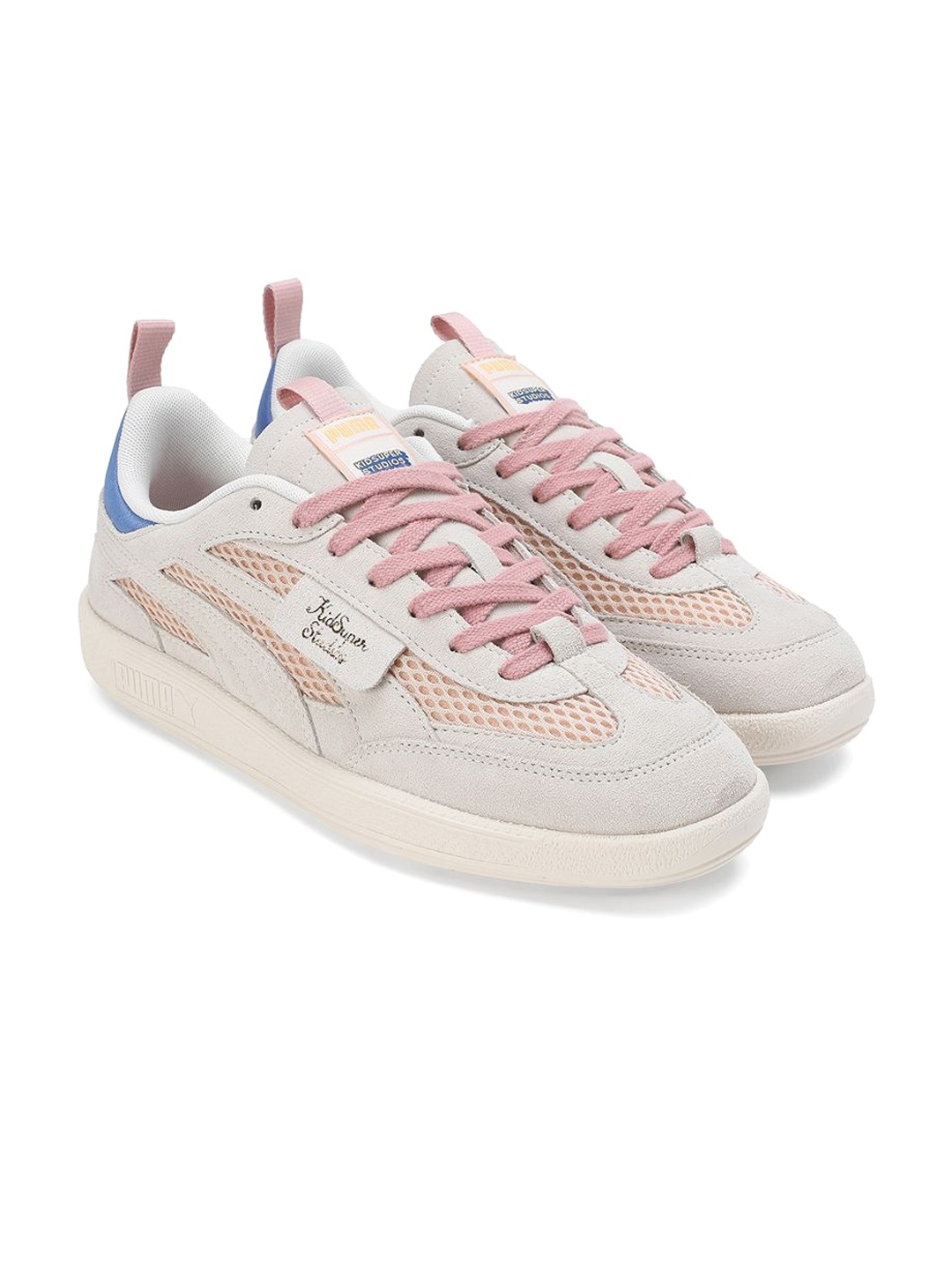 

Puma x KidSuper Palermo Lace-Ups Sneakers, Beige