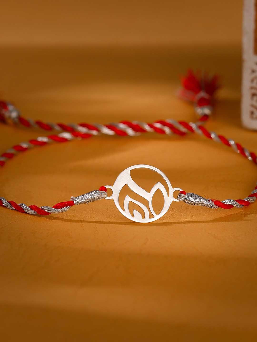 

GIVA 925 Silver Keshava Thread Rakhi