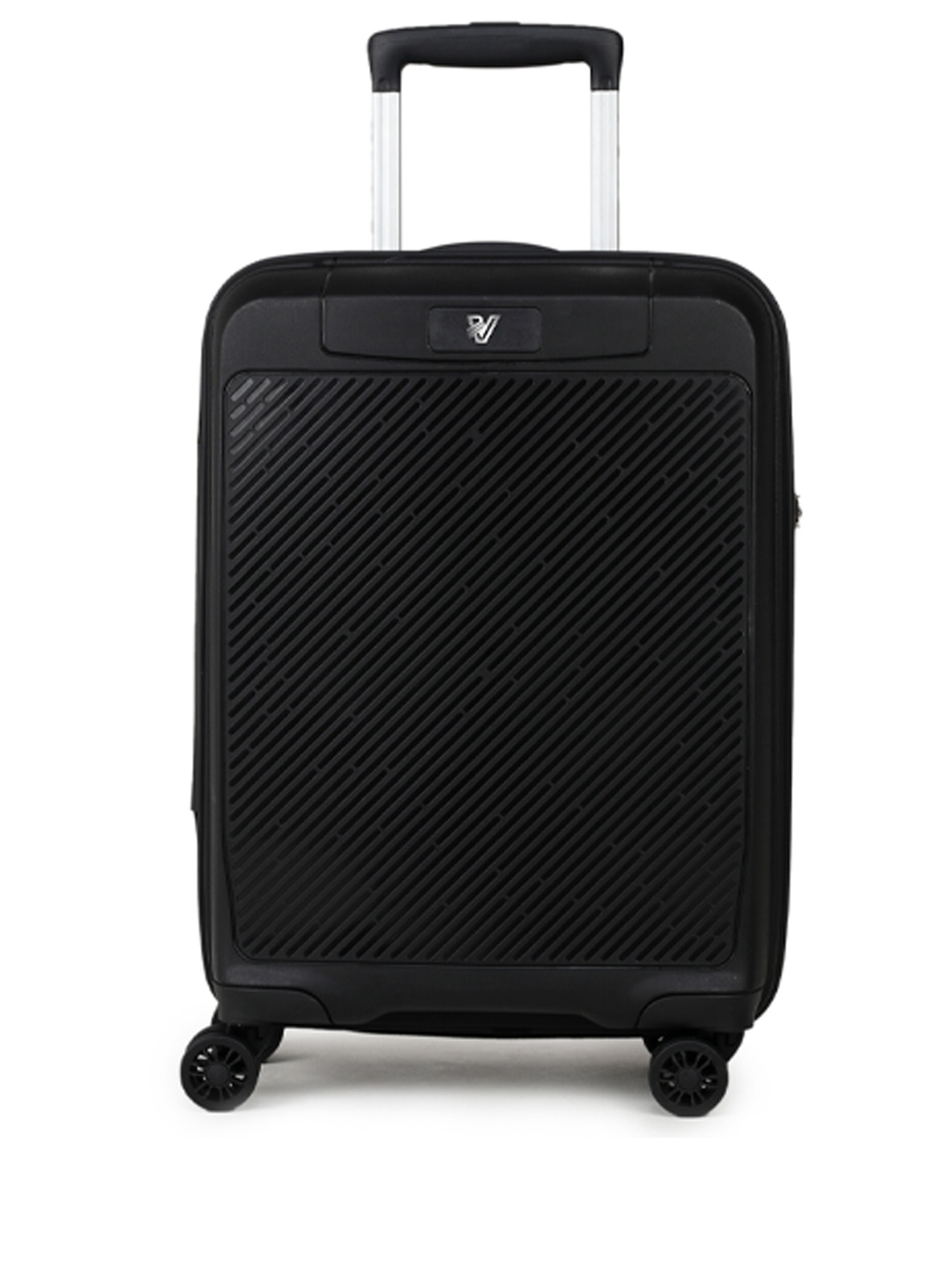 

V By Verage Comet Textured Hard-Sided Cabin Trolley Bag, Black