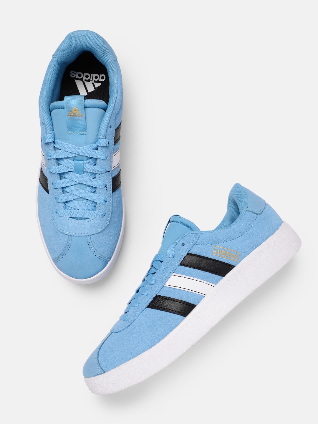 

Adidas Men Leather Vl Court 3.0 Ikd Sneakers, Blue
