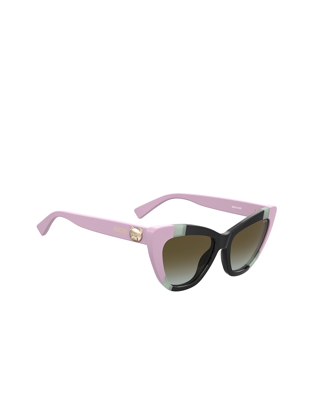 

MOSCHINO Teddy Bear Women Cateye Sunglasses with UV Protected Lens 716736690674, Brown