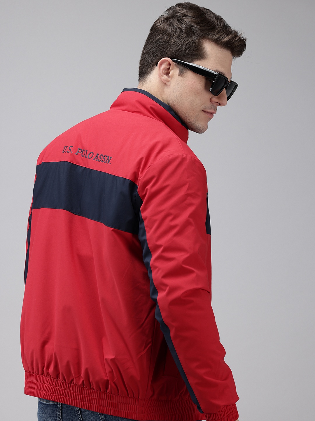 

U.S. Polo Assn. Mock Collar Padded Jacket, Red