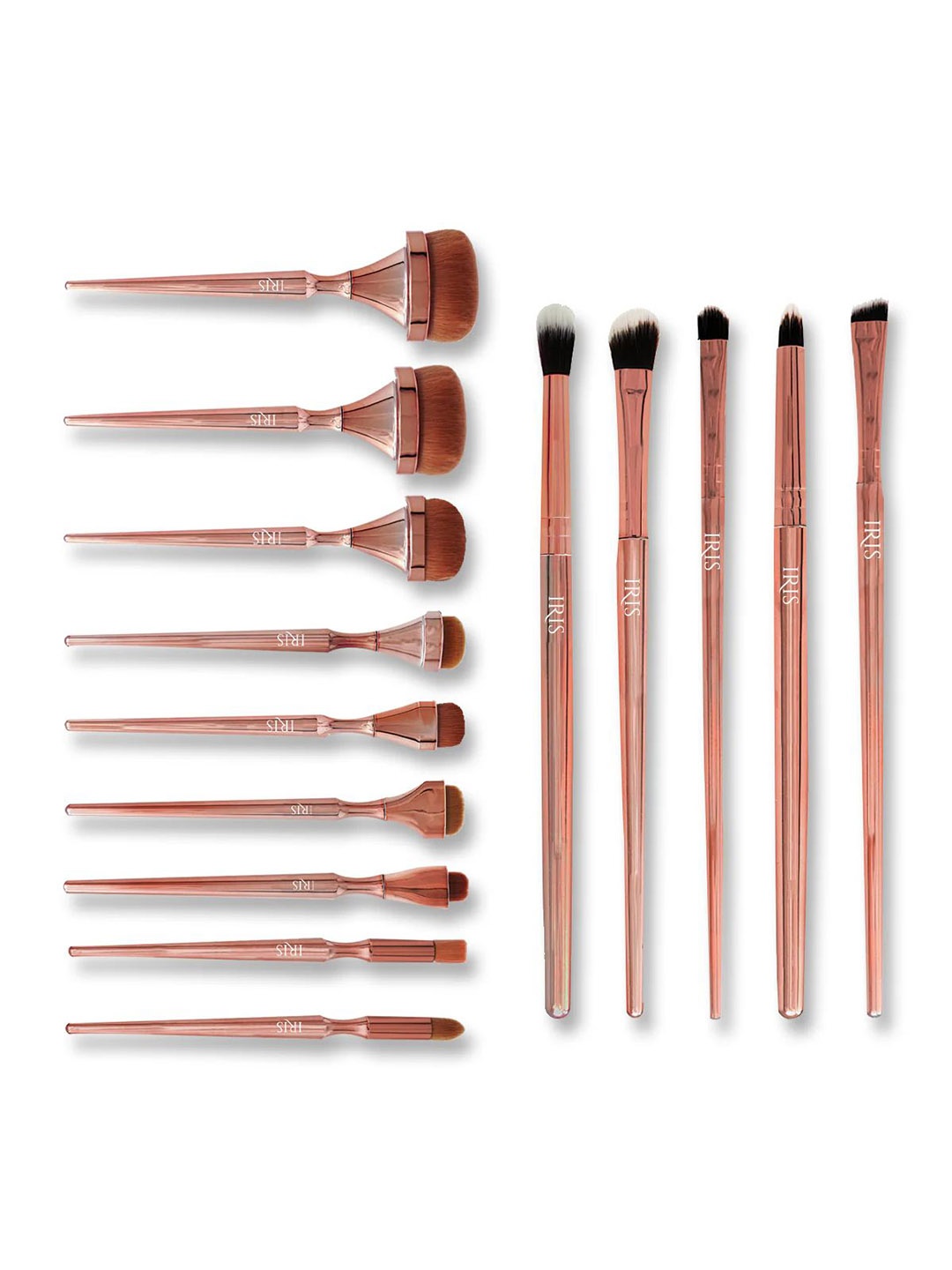 

IRIS COSMETICS Set Of 14 Luminous Complete Brush Set, Copper