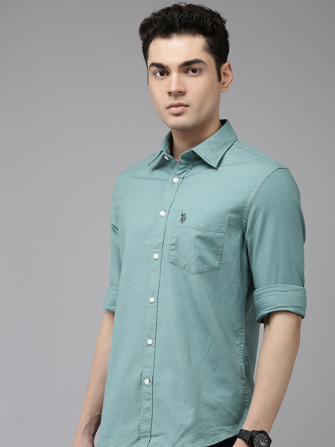 

U.S. Polo Assn. Tailored Fit Casual Shirt, Teal