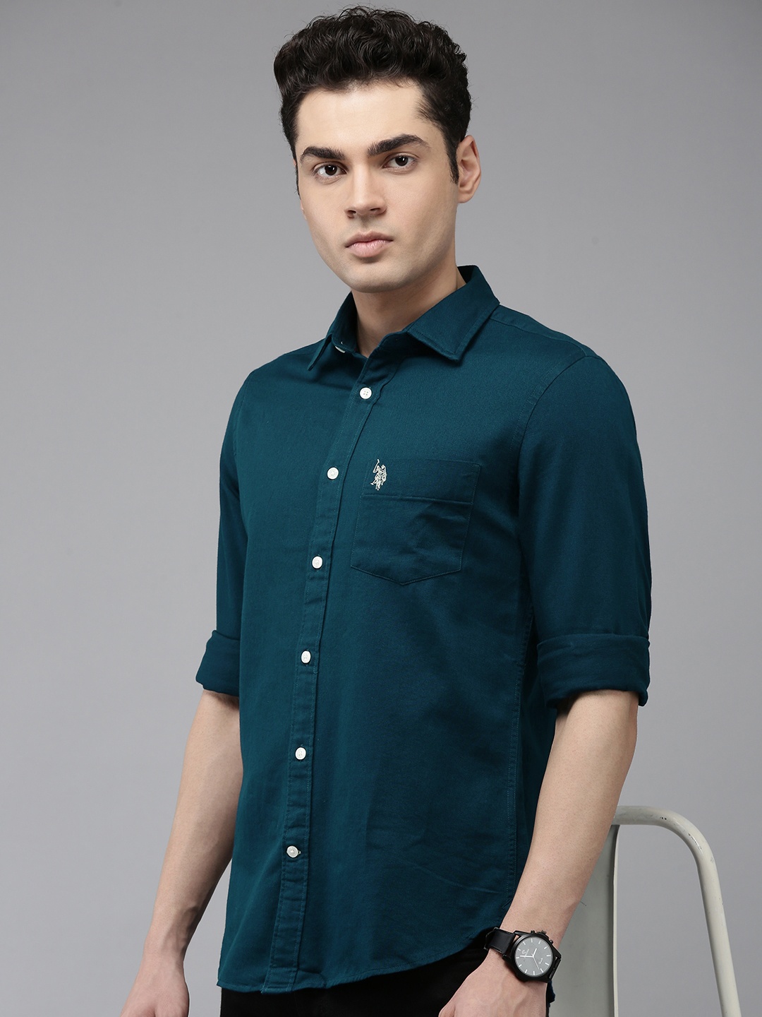 

U.S. Polo Assn. Tailored Fit Casual Shirt, Teal