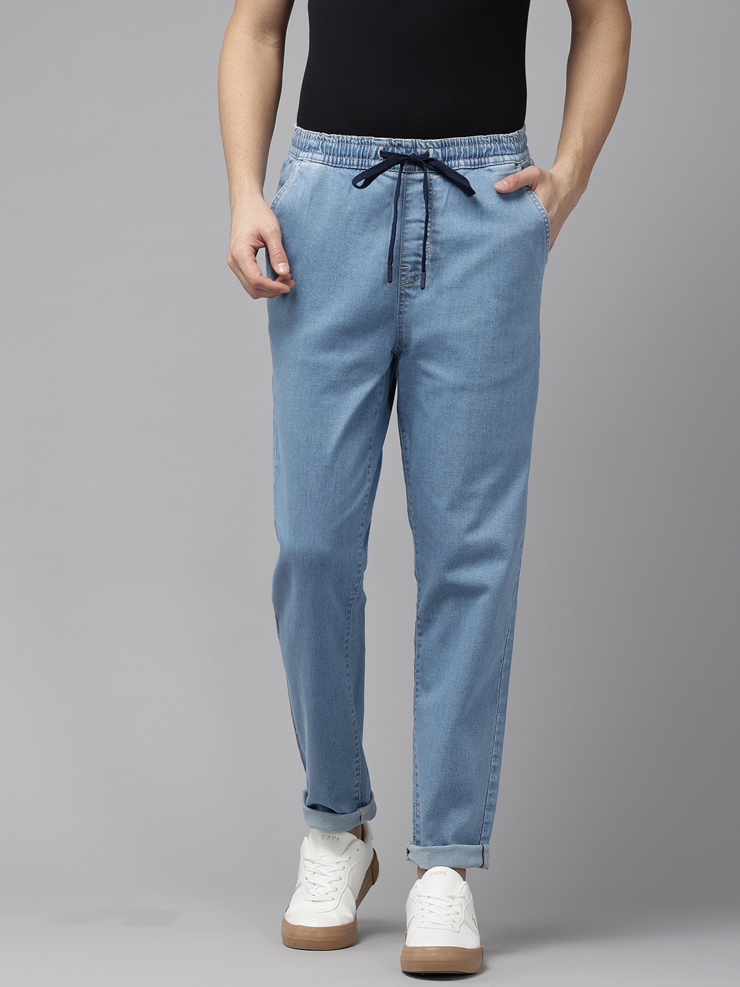 

U.S. Polo Assn. Denim Co. Men Jogger Fit Jeans, Blue