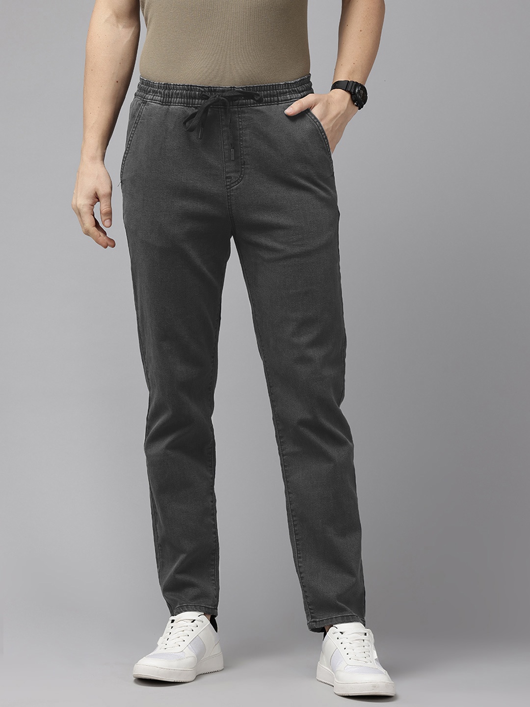 

U.S. Polo Assn. Denim Co. Men Jogger Fit Jeans, Charcoal
