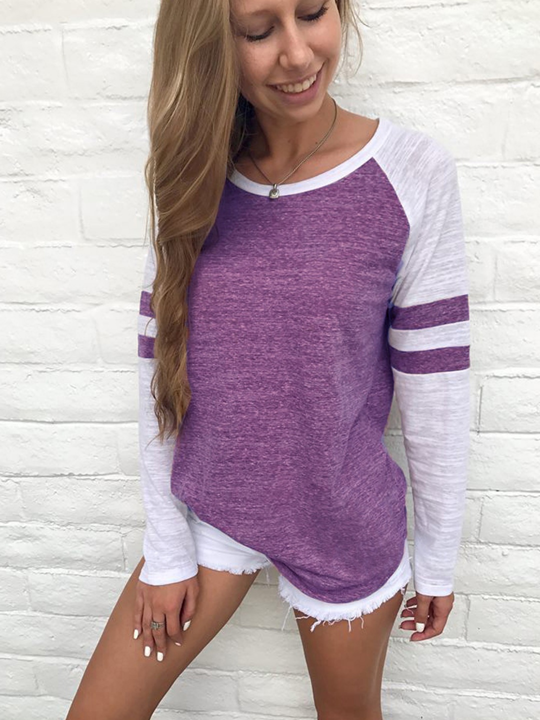 

StyleCast Shirt Style Top, Purple