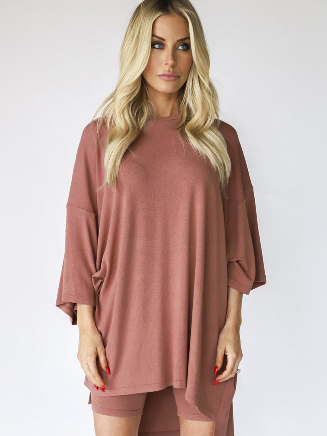 

StyleCast Longline Top, Red