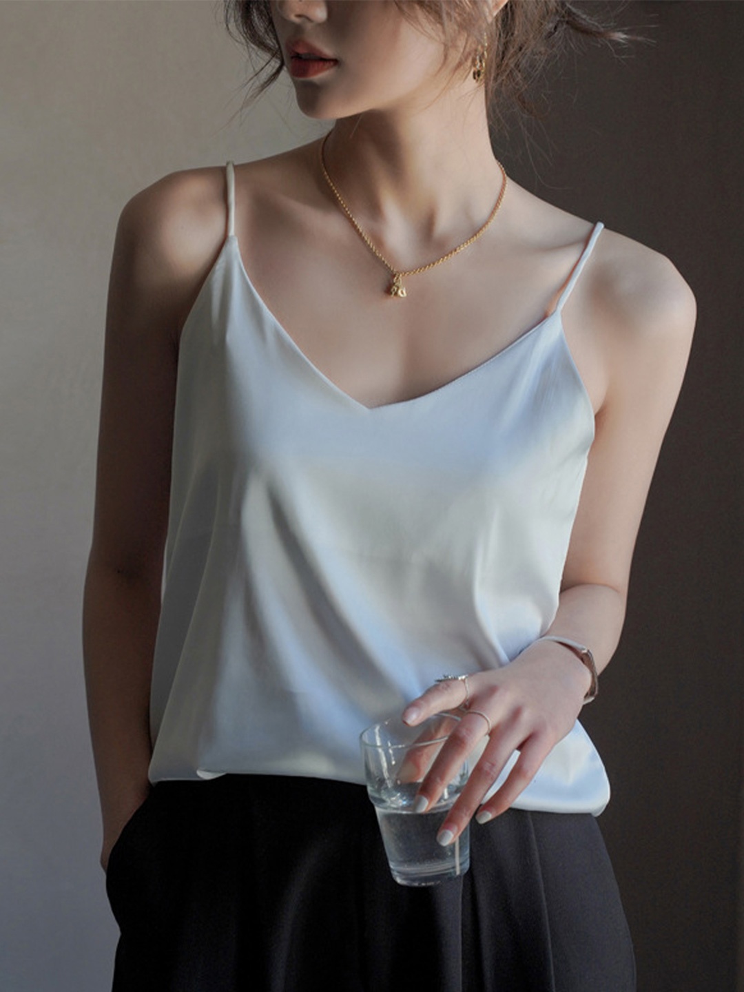 

StyleCast Striped Top, White