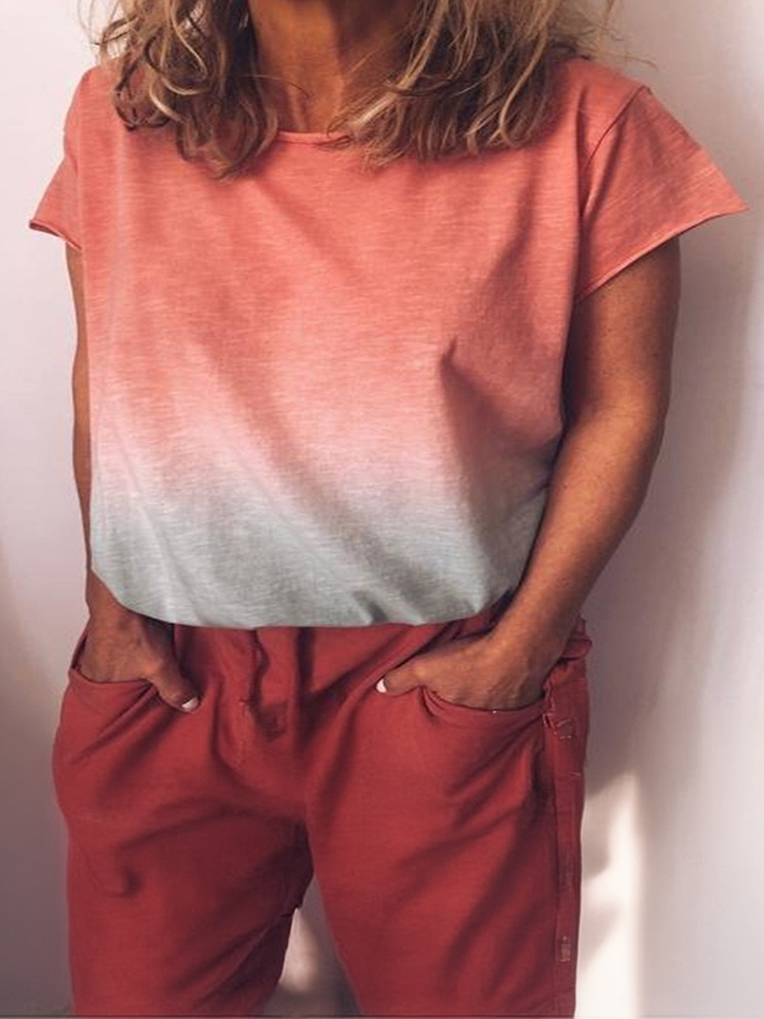 

StyleCast Print Wrap Top, Multi