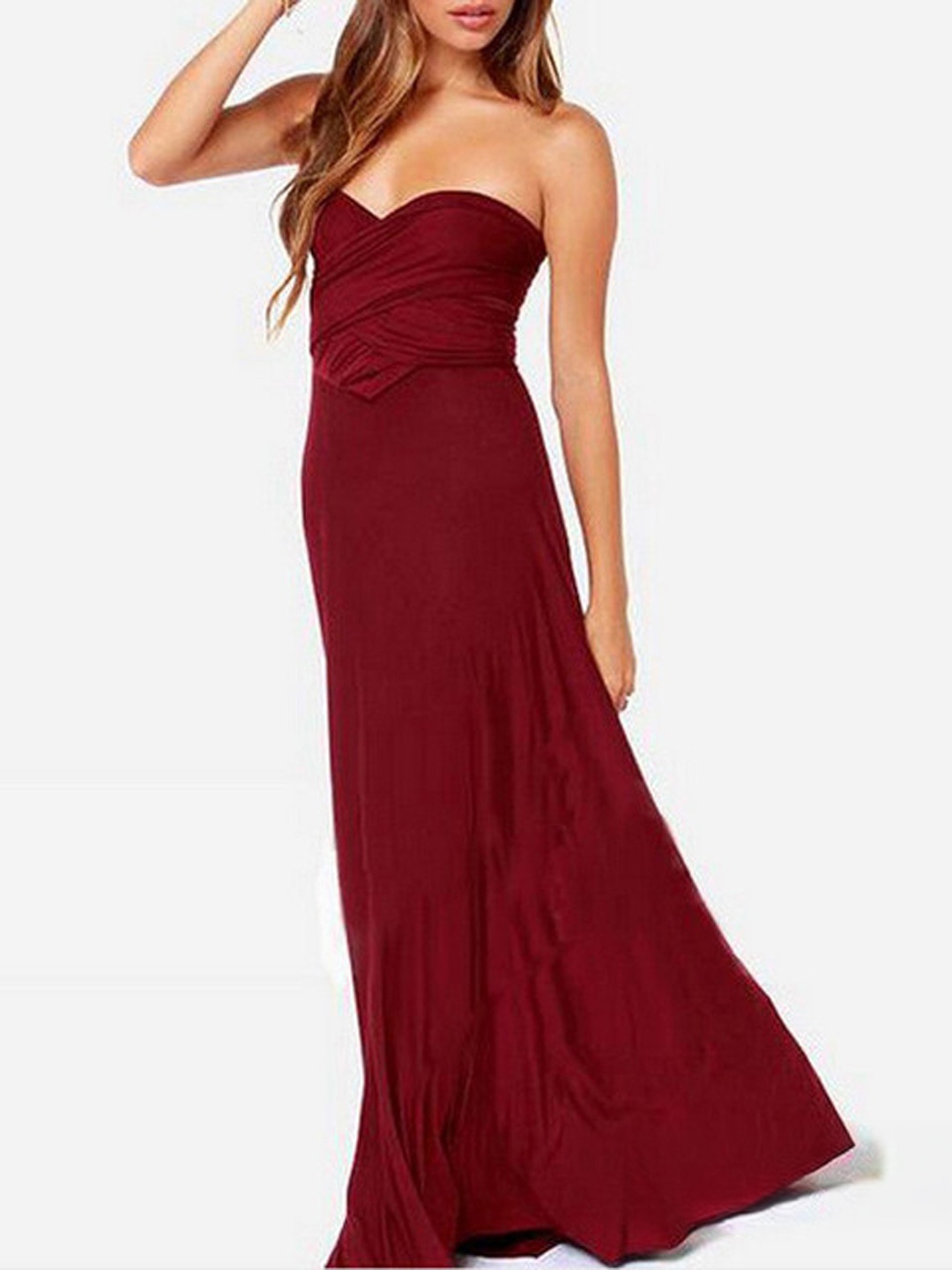 

StyleCast Georgette Off-Shoulder Maxi Dress, Grey