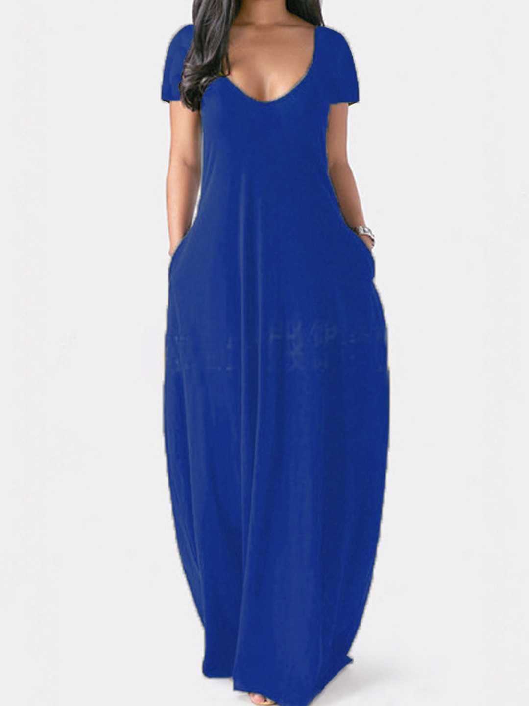 

StyleCast Women V-Neck Maxi Dress, Blue