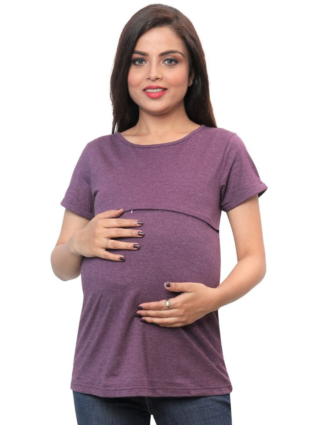 

mama & bebe Maternity Feeding T-shirt, Purple