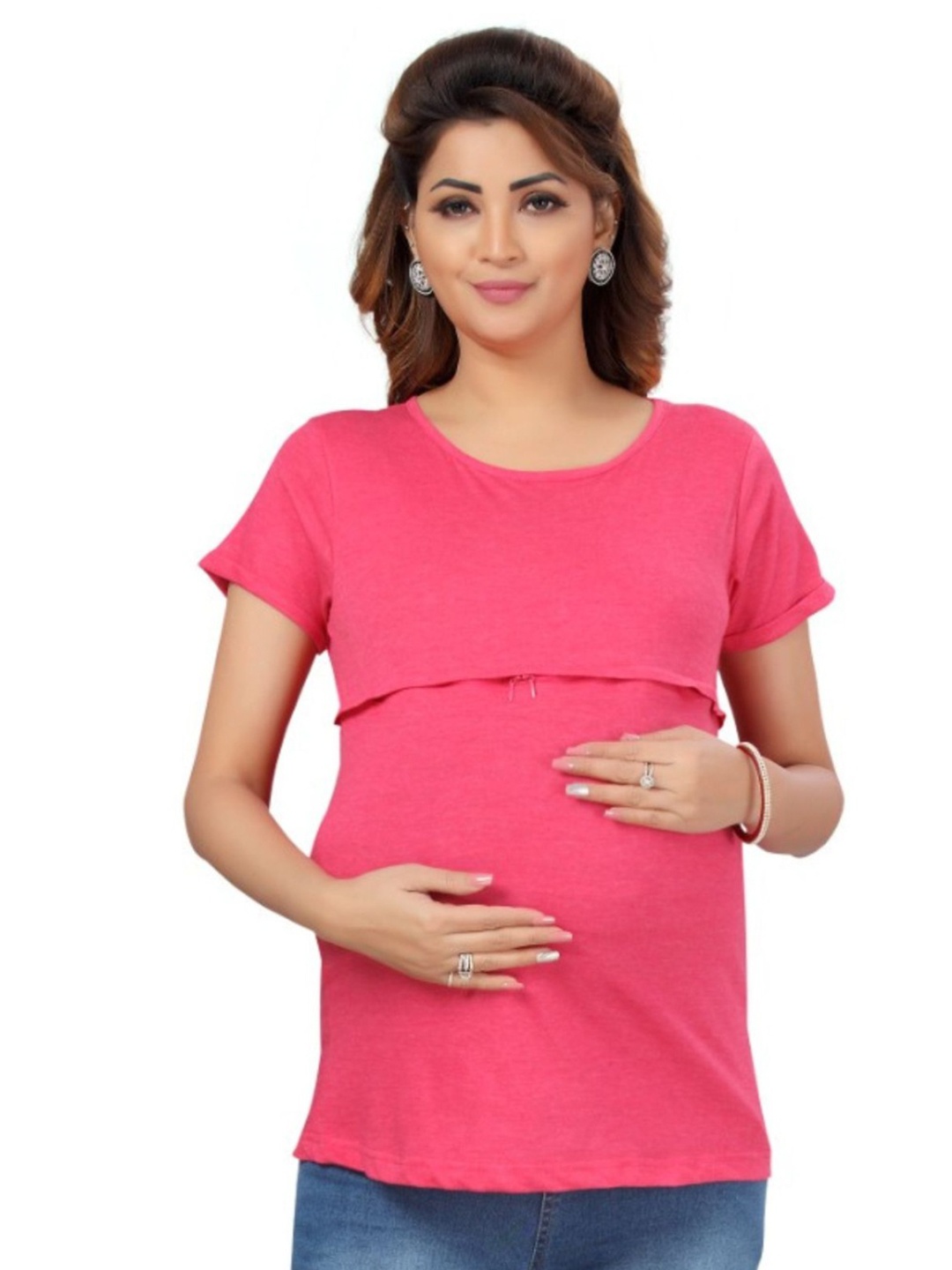 

mama & bebe Maternity Feeding T-shirt, Pink