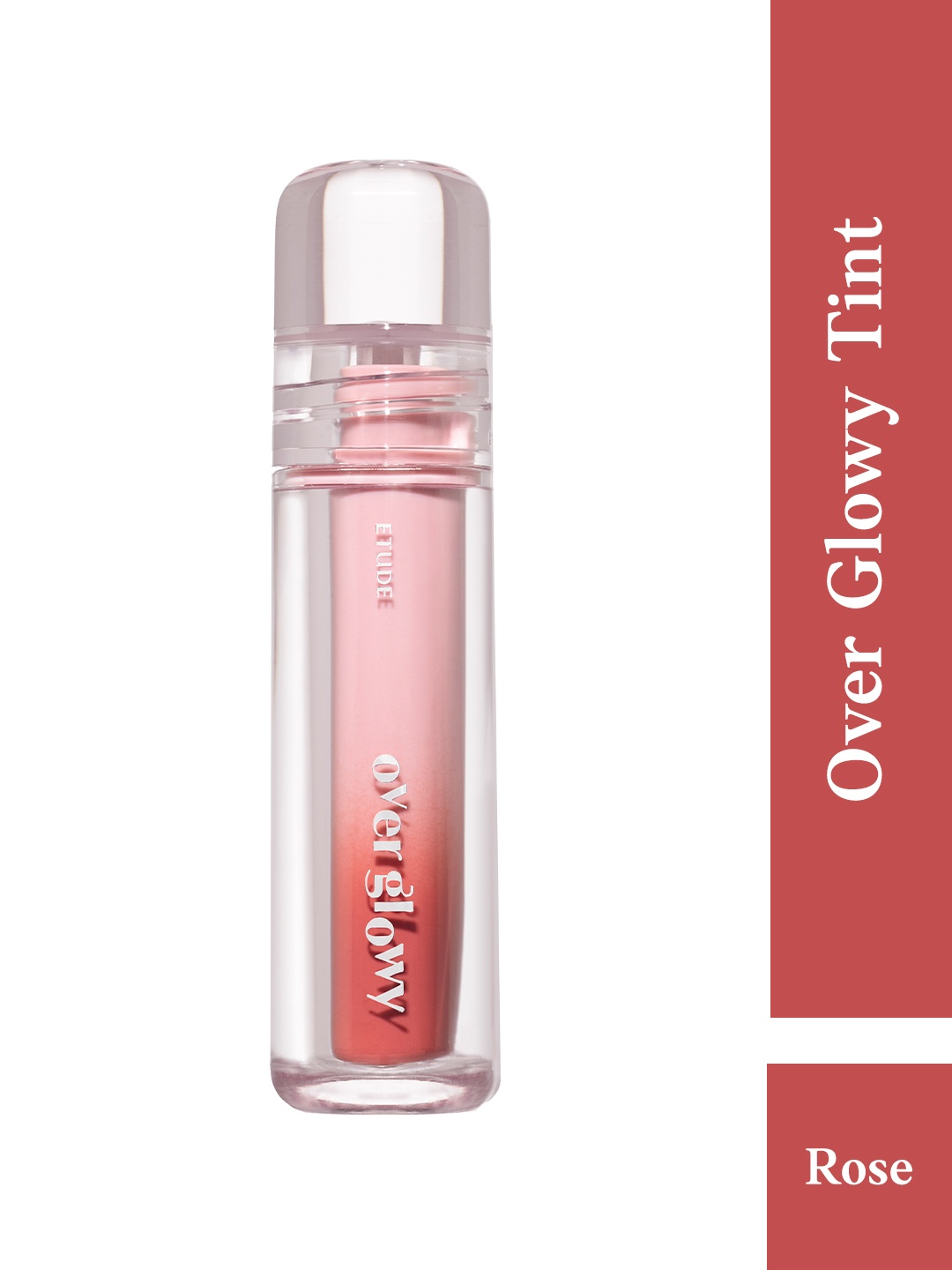 

ETUDE Over Glowy Tint Lip Gloss 3ml - Black Cat Rose Jelly 01, Pink