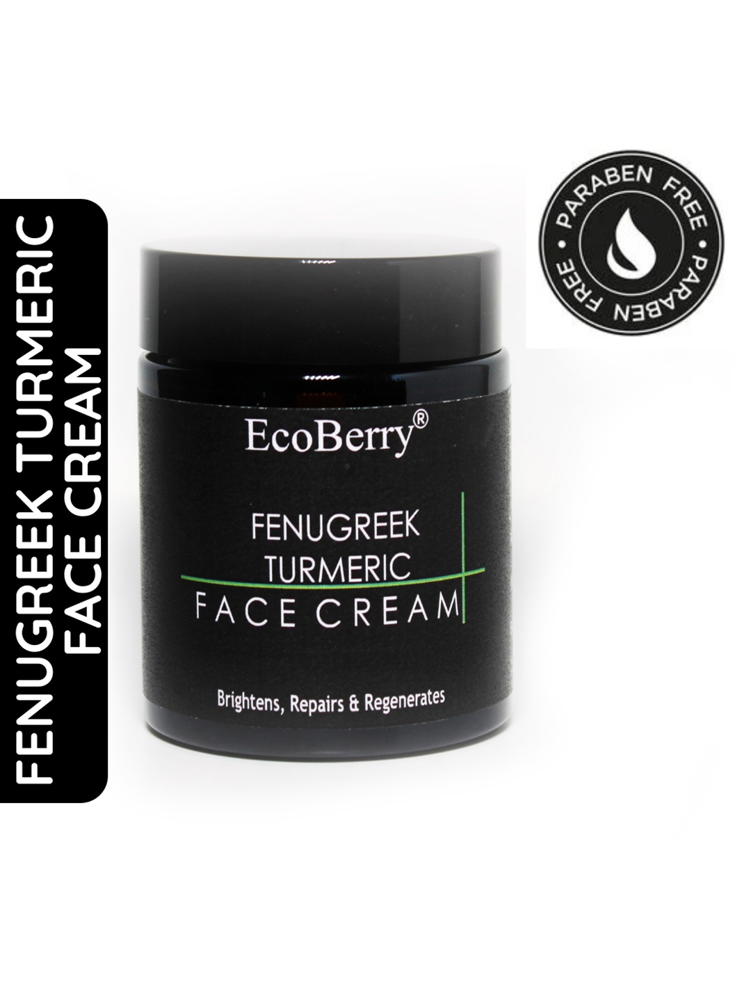 

EcoBerry Fenugreek Turmeric Face Cream - 100ml, Black