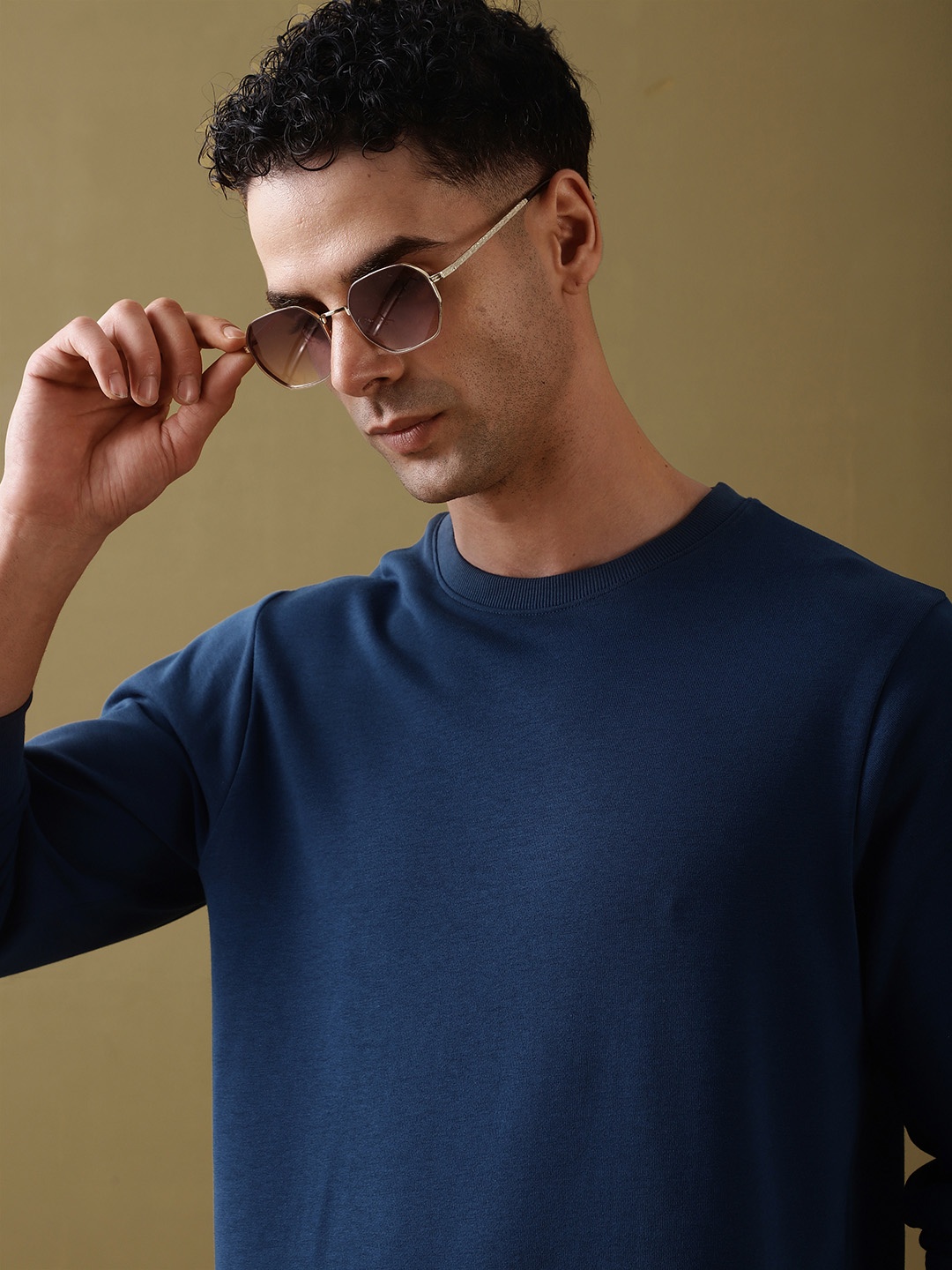 

DILLINGER Men Solid Ultra Soft Drapey Cotton T-Shirt, Teal