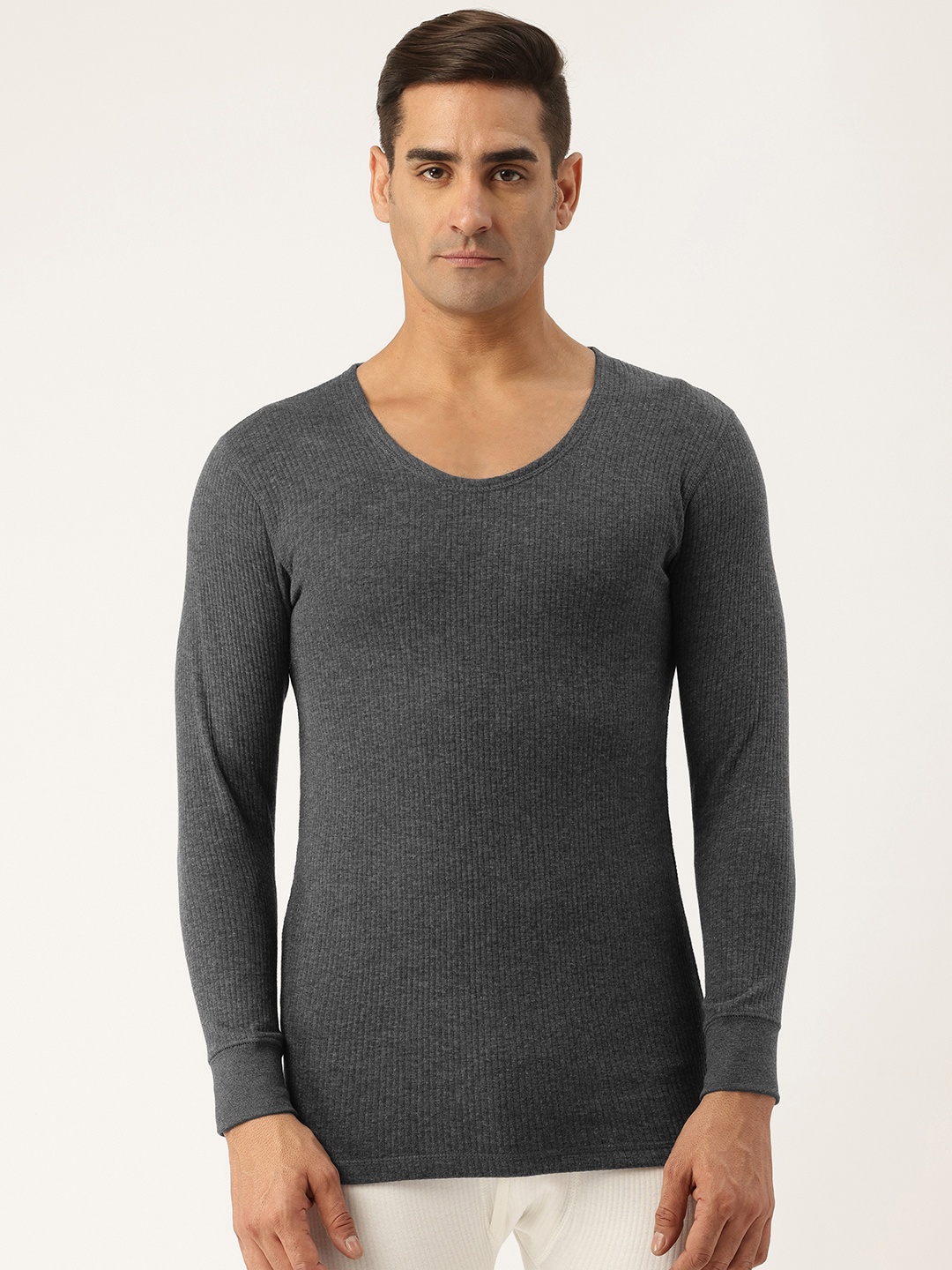 

Monte Carlo UV Sterilization Self-Striped Thermal Top, Charcoal