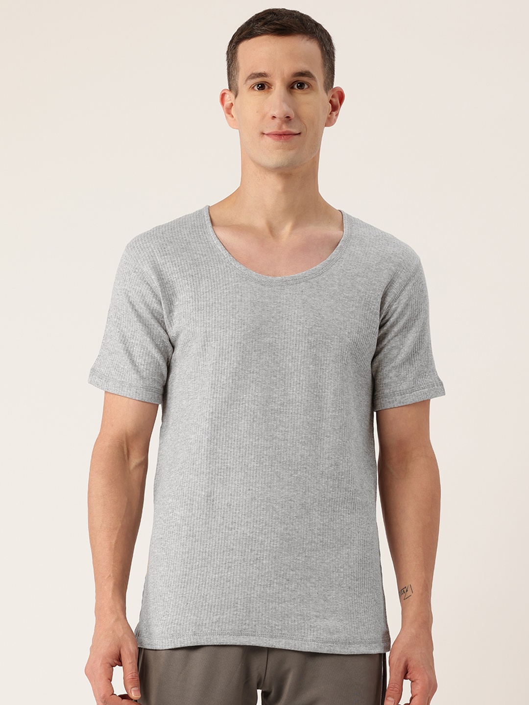 

Monte Carlo Ribbed Ultra Hot Thermal Top, Grey