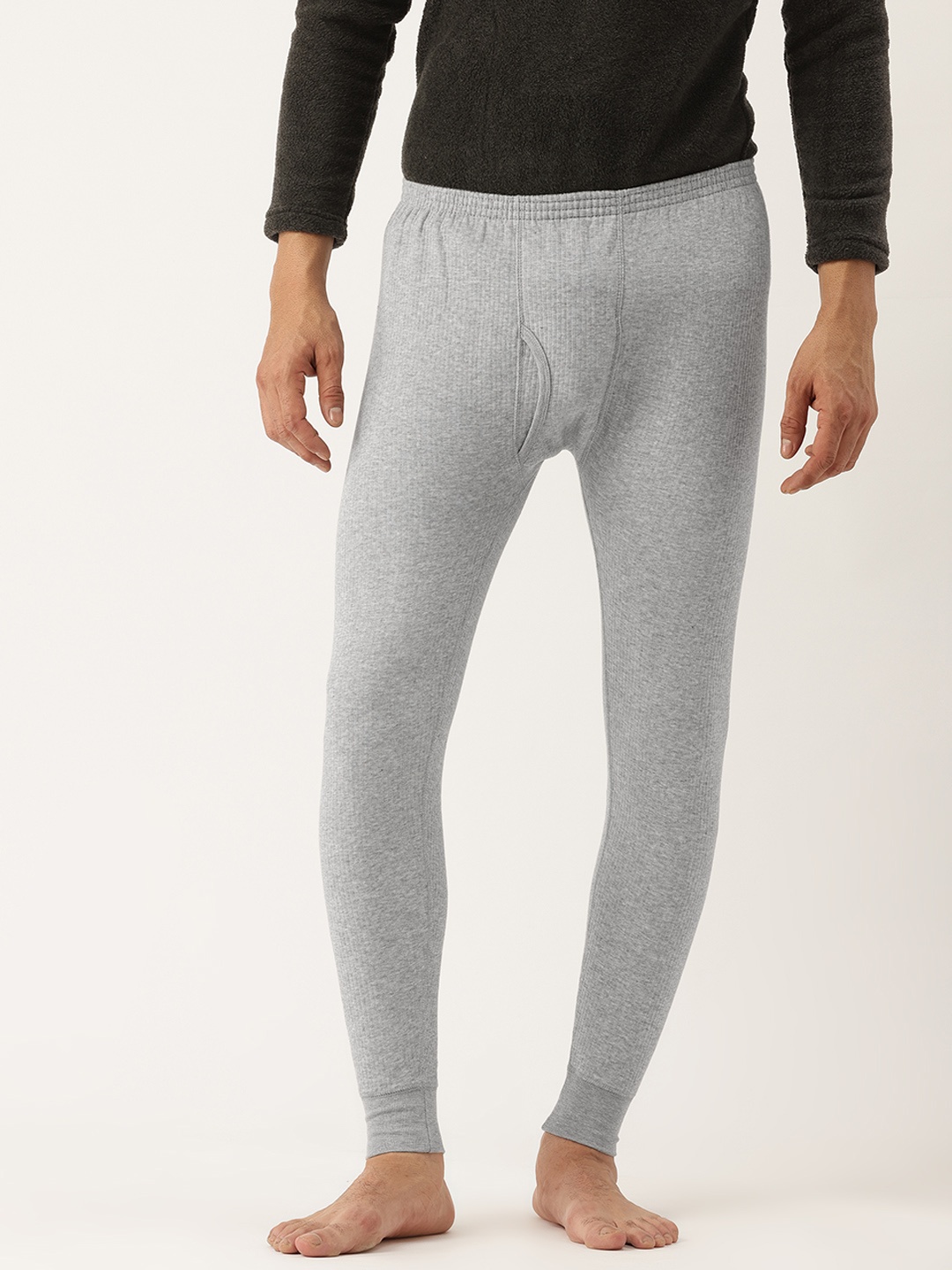 

Monte Carlo Men Anti-Microbial Thermal Bottoms, Grey melange
