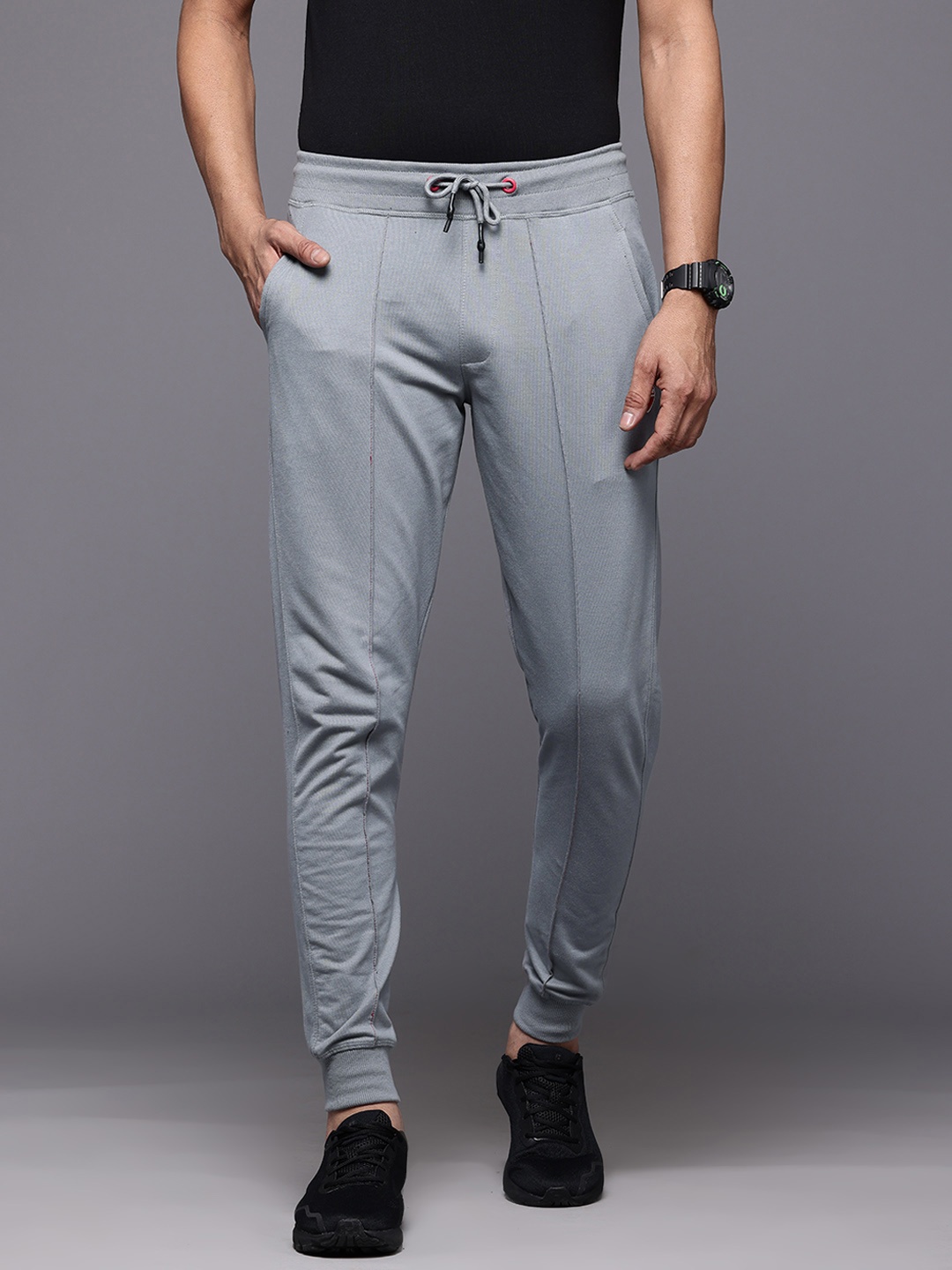 

Ducati Men Regular Fit Joggers, Grey