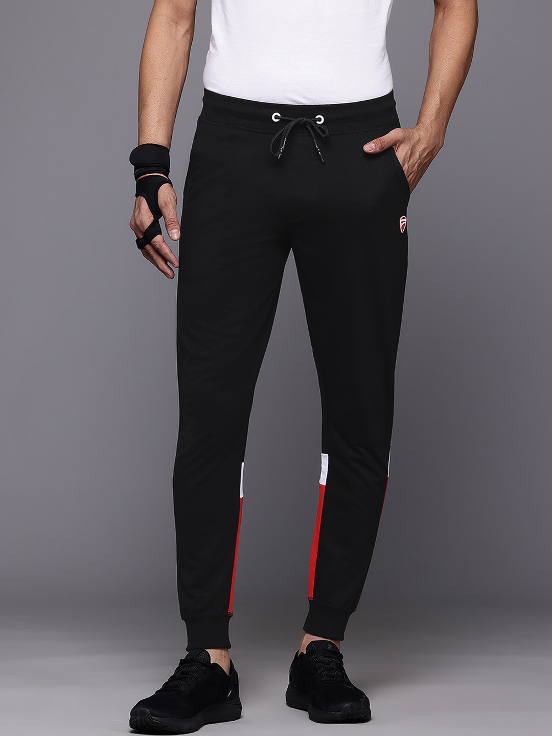 

Ducati Men Regular Fit Joggers, Black