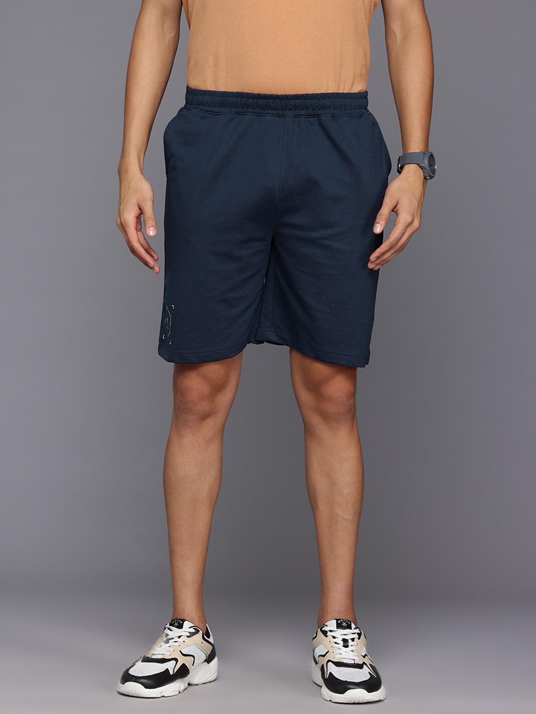 

HRX by Hrithik Roshan Men Lifestyle Shorts, Navy blue