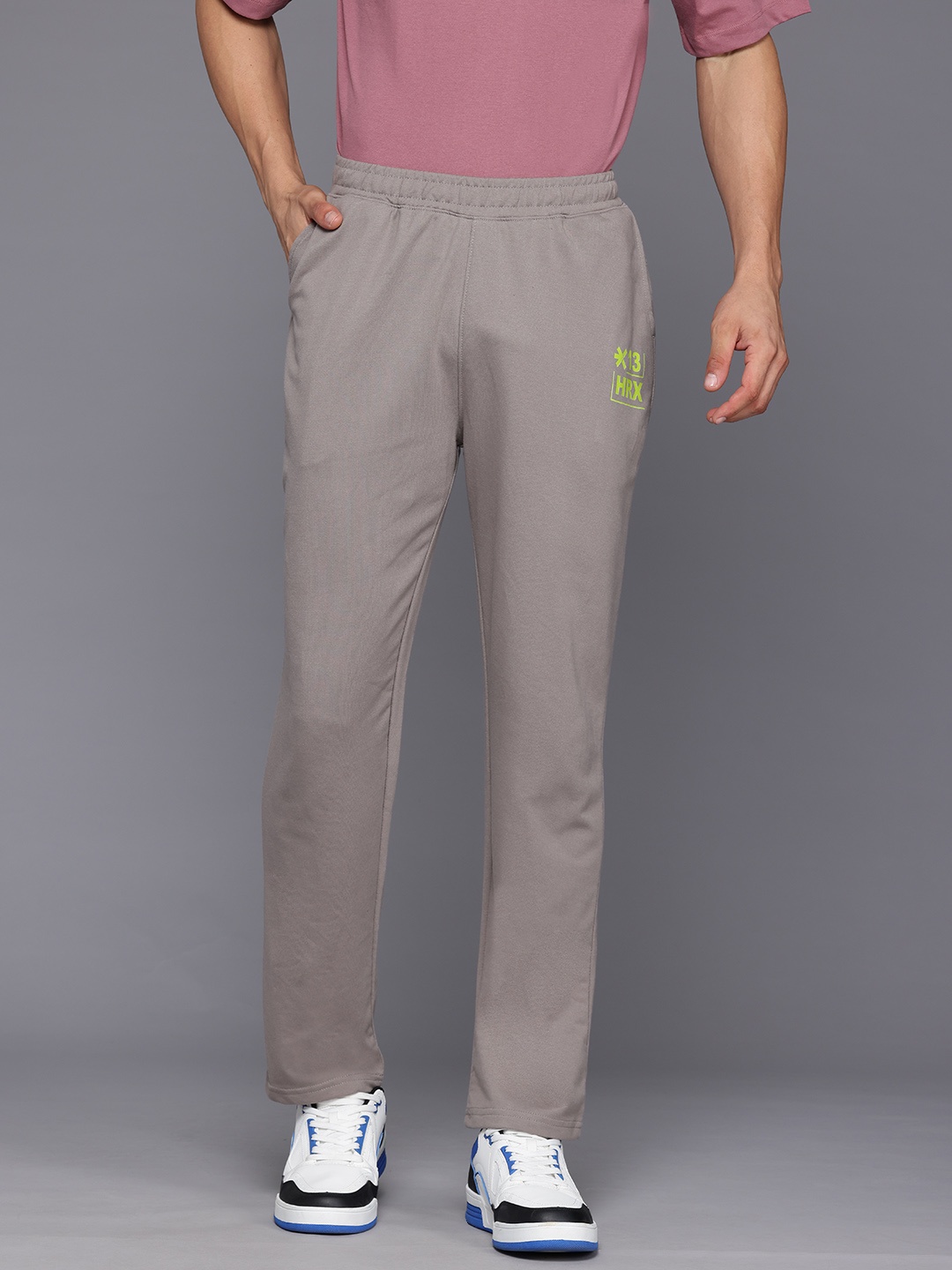 

HRX by Hrithik Roshan Men Lifestyle Track Pants, Taupe
