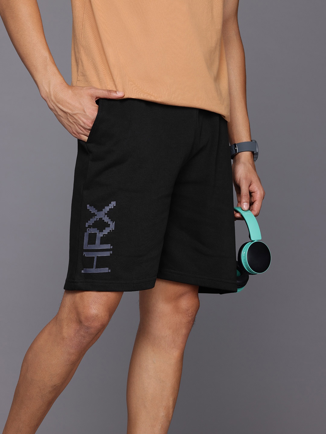 

HRX by Hrithik Roshan Men Lifestyle Shorts, Black