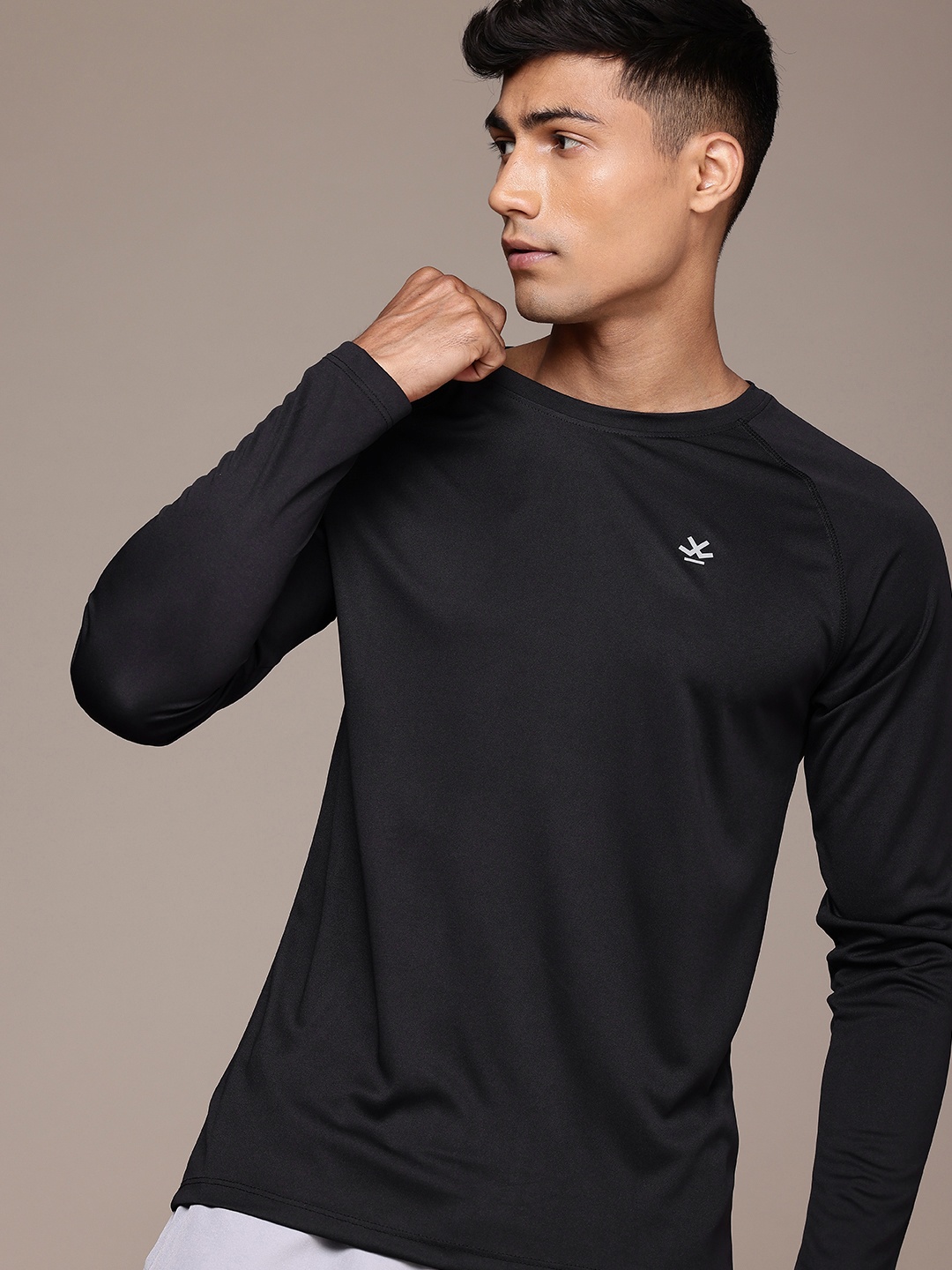 

WROGN Active Slim Fit Sports T-shirt, Black