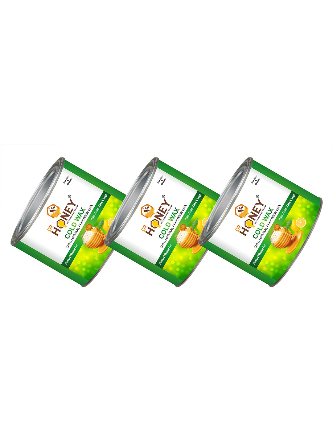 

DR HONEY 100% Natural Precision Cold Wax - 600g, Green