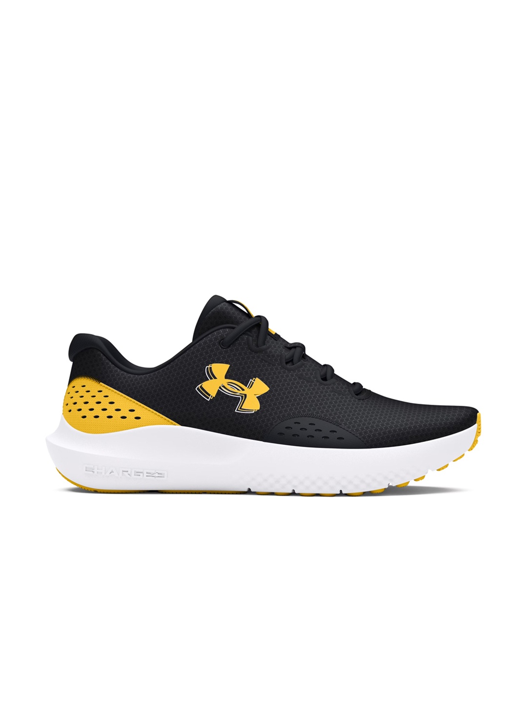 

UNDER ARMOUR Men Charged Surge 4 Running Shoes, Black