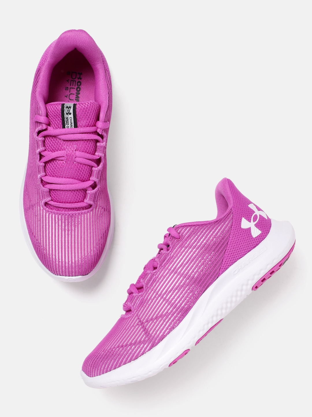 UNDER ARMOUR Women Charged Speed Swift Running Shoes, Purple