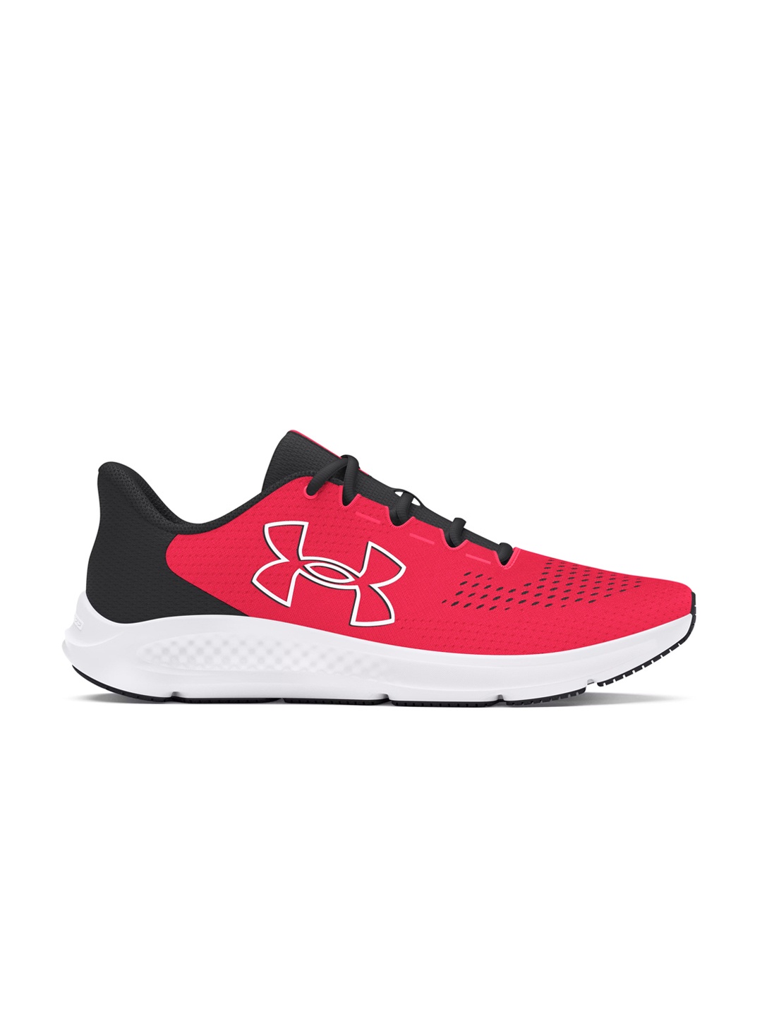 

UNDER ARMOUR Women Charged Pursuit 3 Big Logo Running Shoes, Red