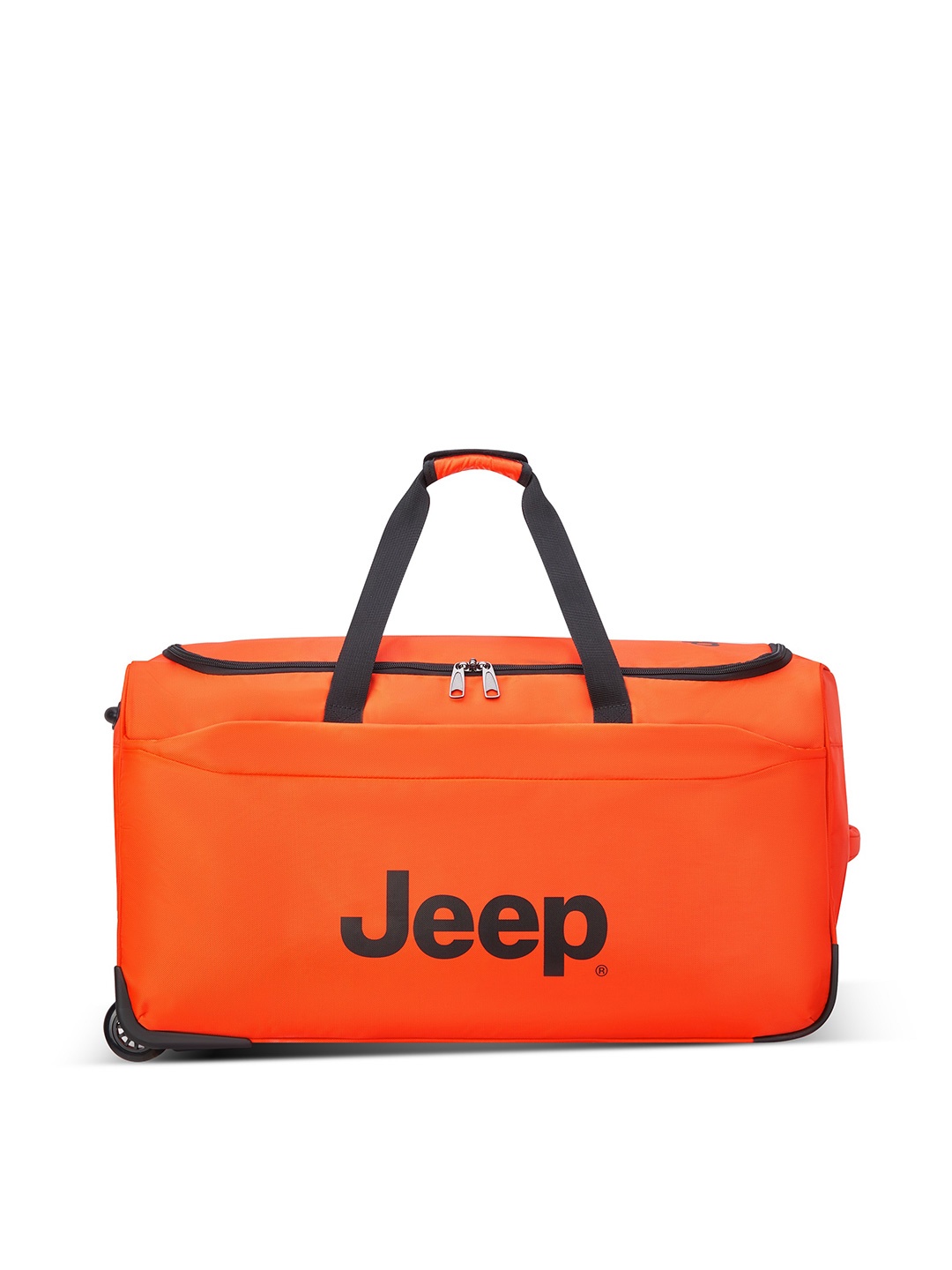 

Jeep Soft Medium Duffle Trolley Bag, Orange