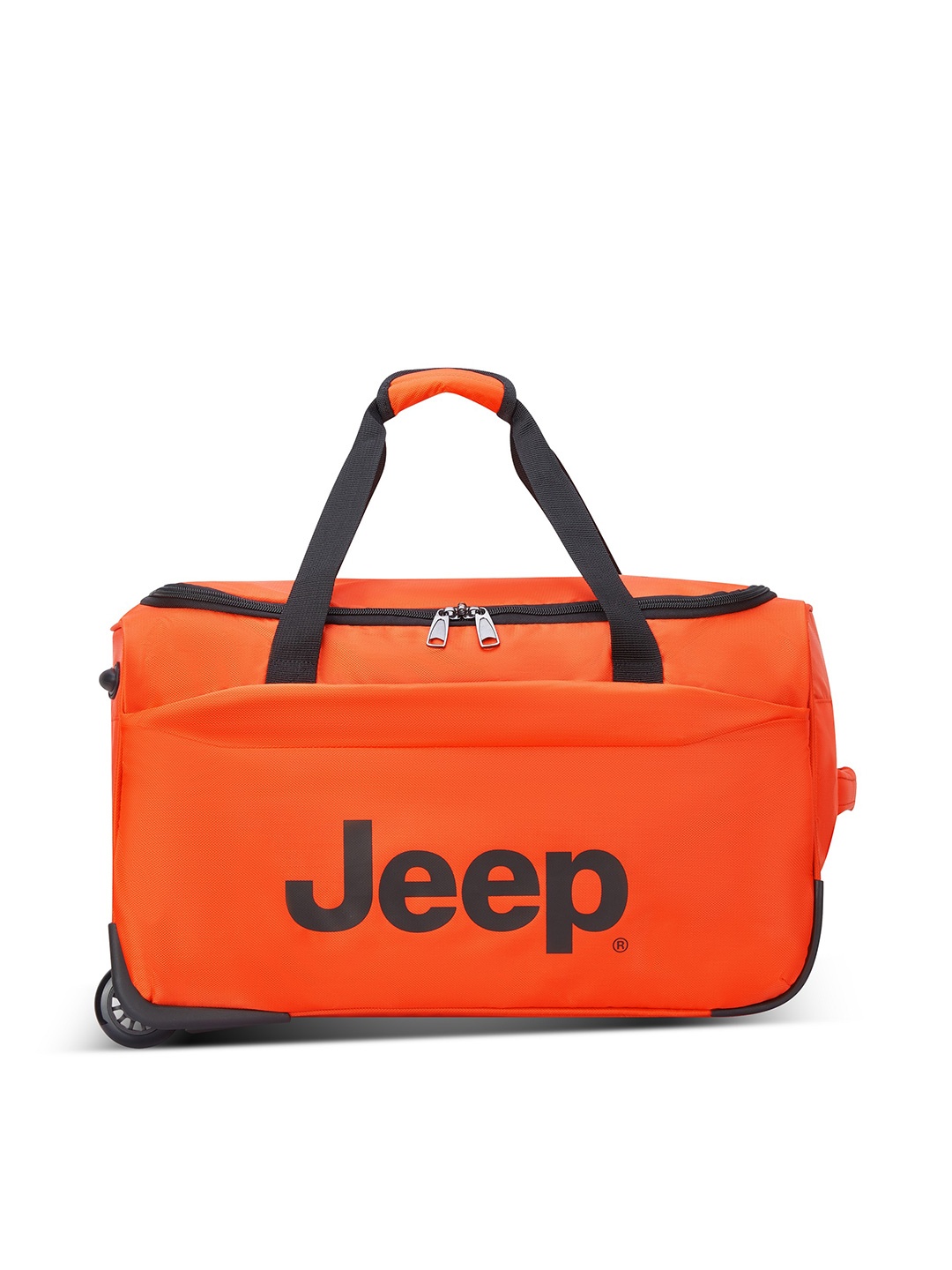 

Jeep Printed Soft Cabin Duffle Trolley Bag, Orange