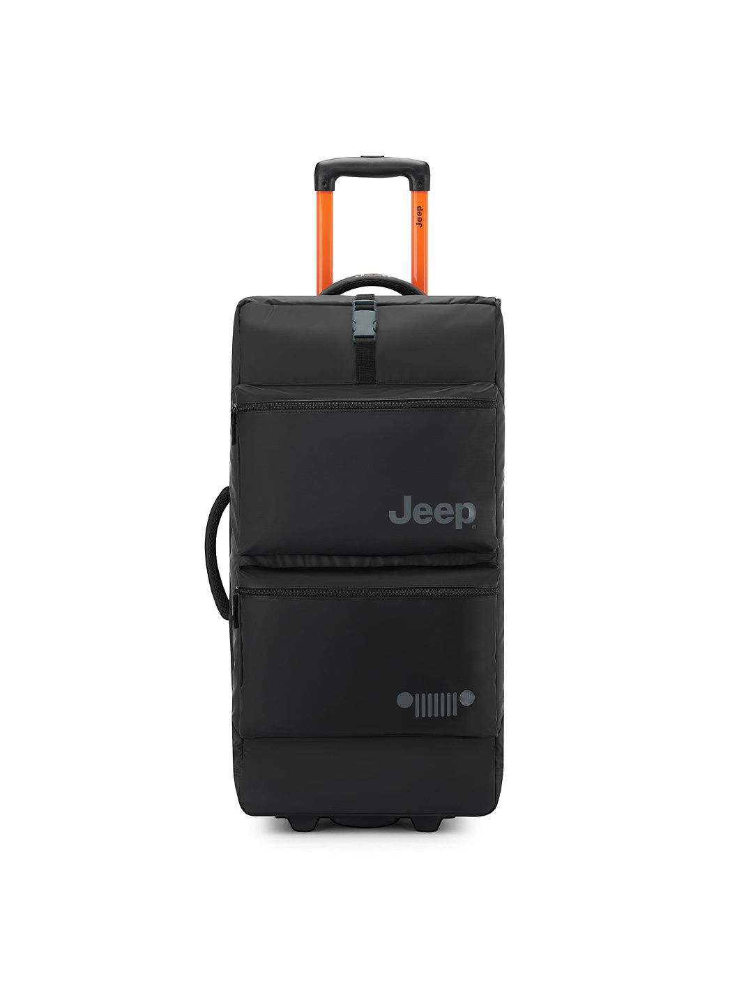 

Jeep Soft Medium Duffle Trolley Bag, Black