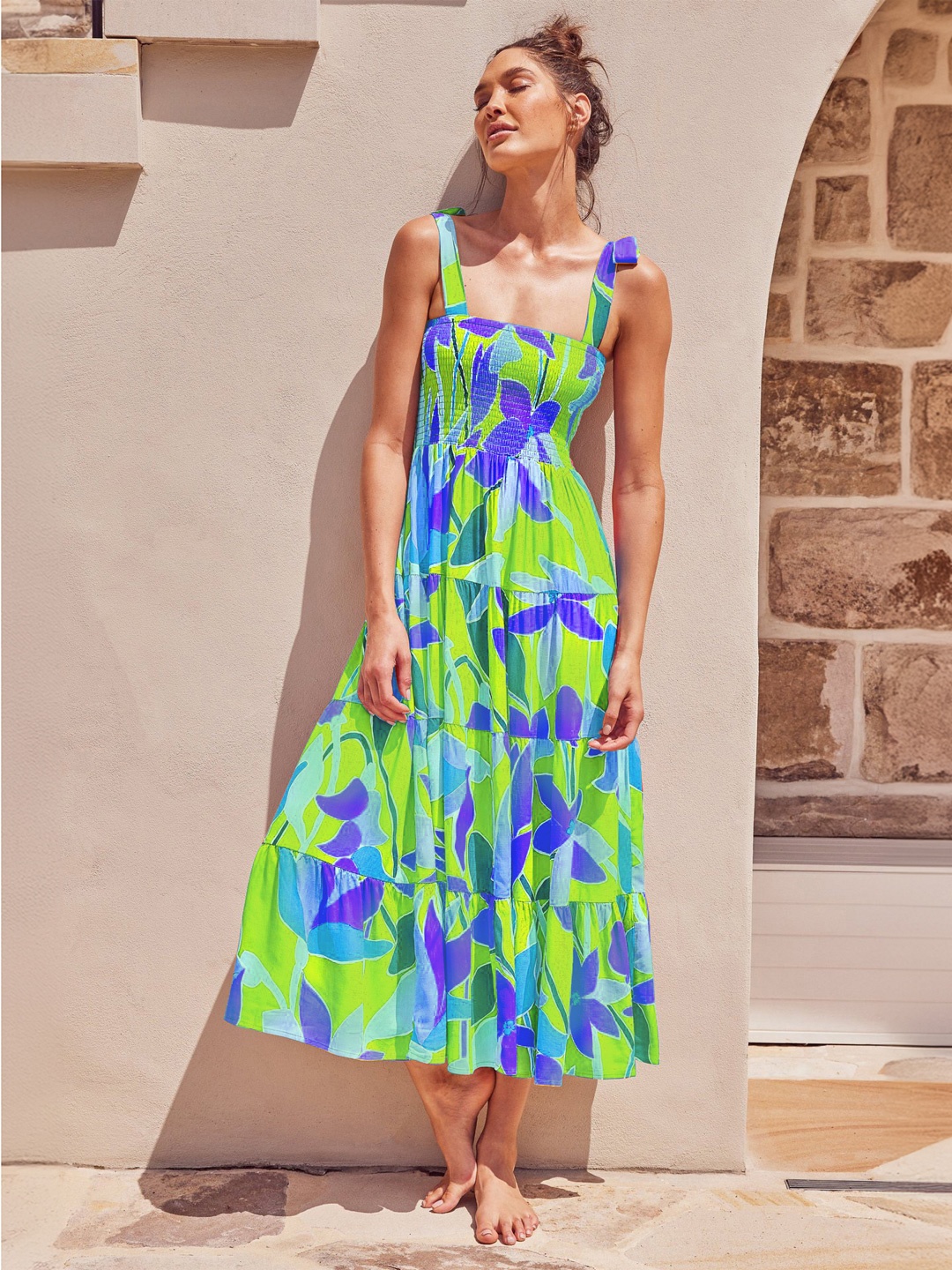 

StyleCast Georgette Maxi Dress, Multi