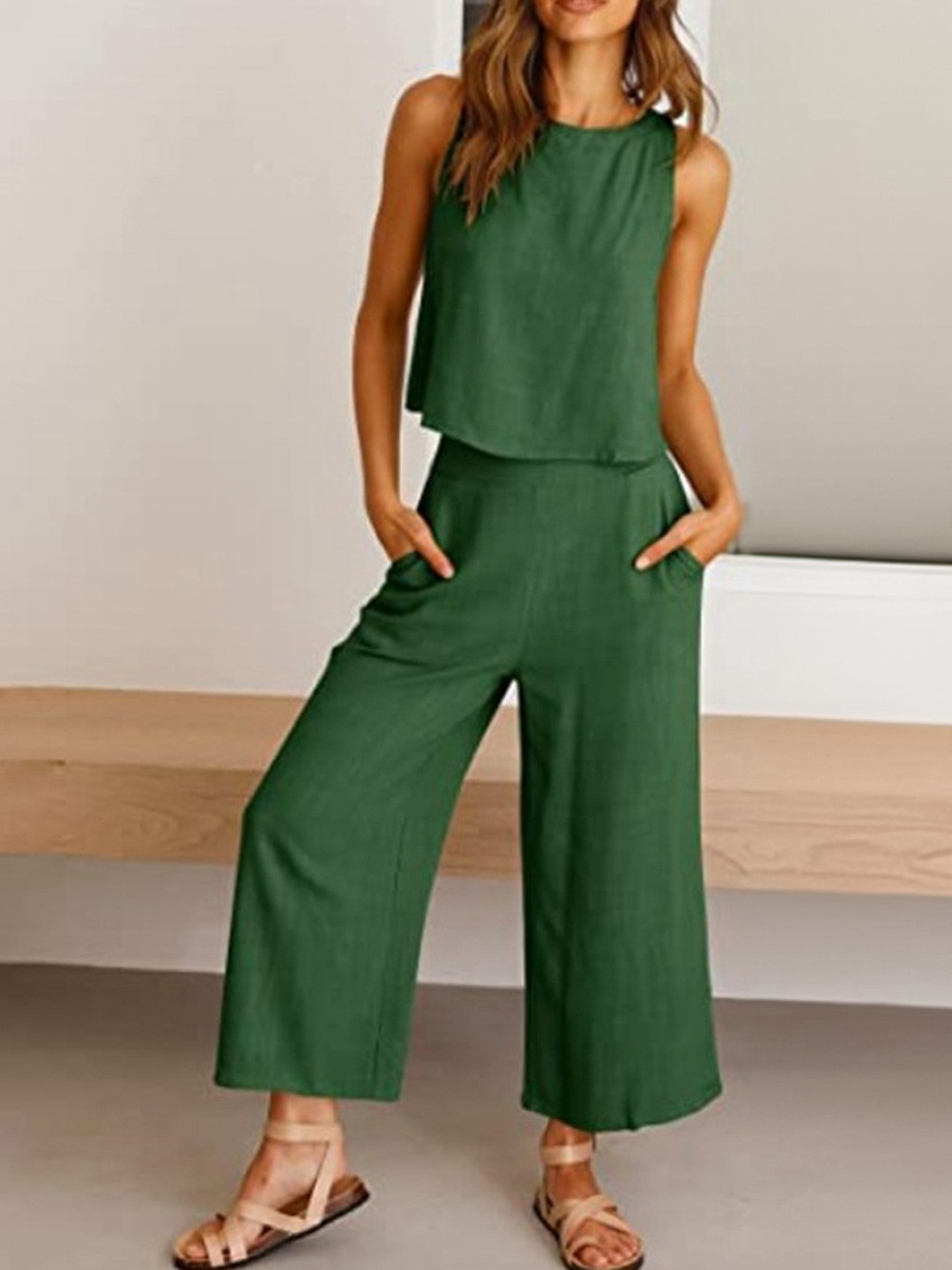 

StyleCast Georgette Wrap Dress, Green