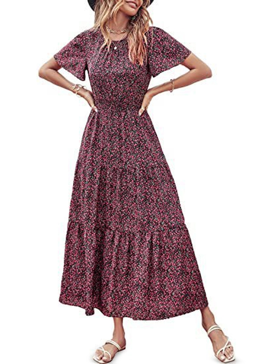 

StyleCast Women Georgette Maxi Dress, Multi