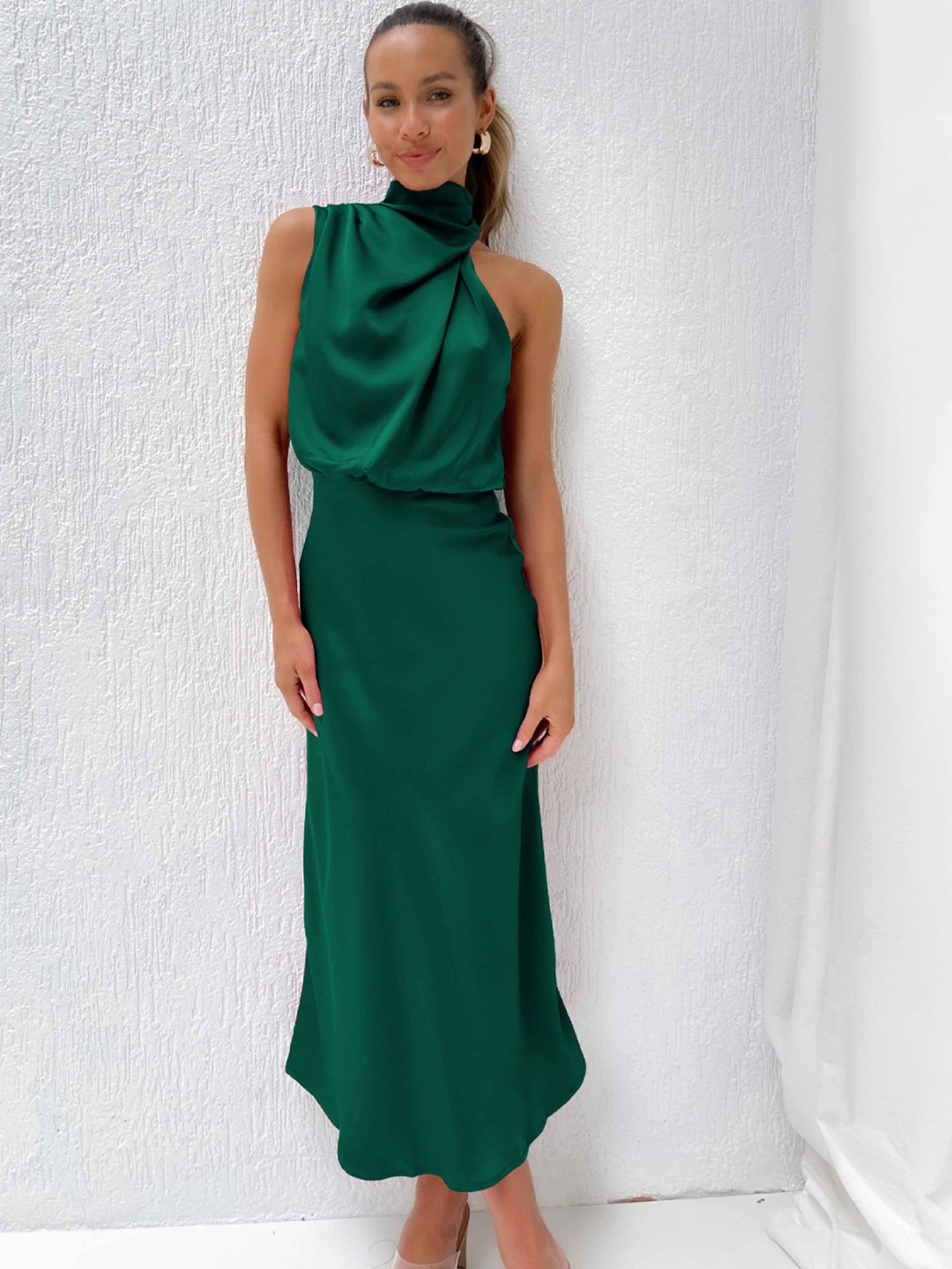 

StyleCast Short Sleeves Bodycon Mini Dress, Green