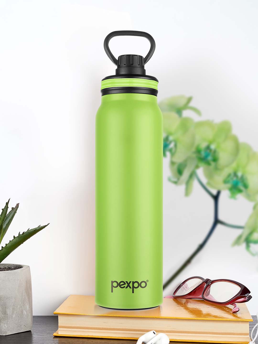 

Pexpo AUSTIN Double wall Thermosteel 940ml Hot & Cold Green Insulated Bottle