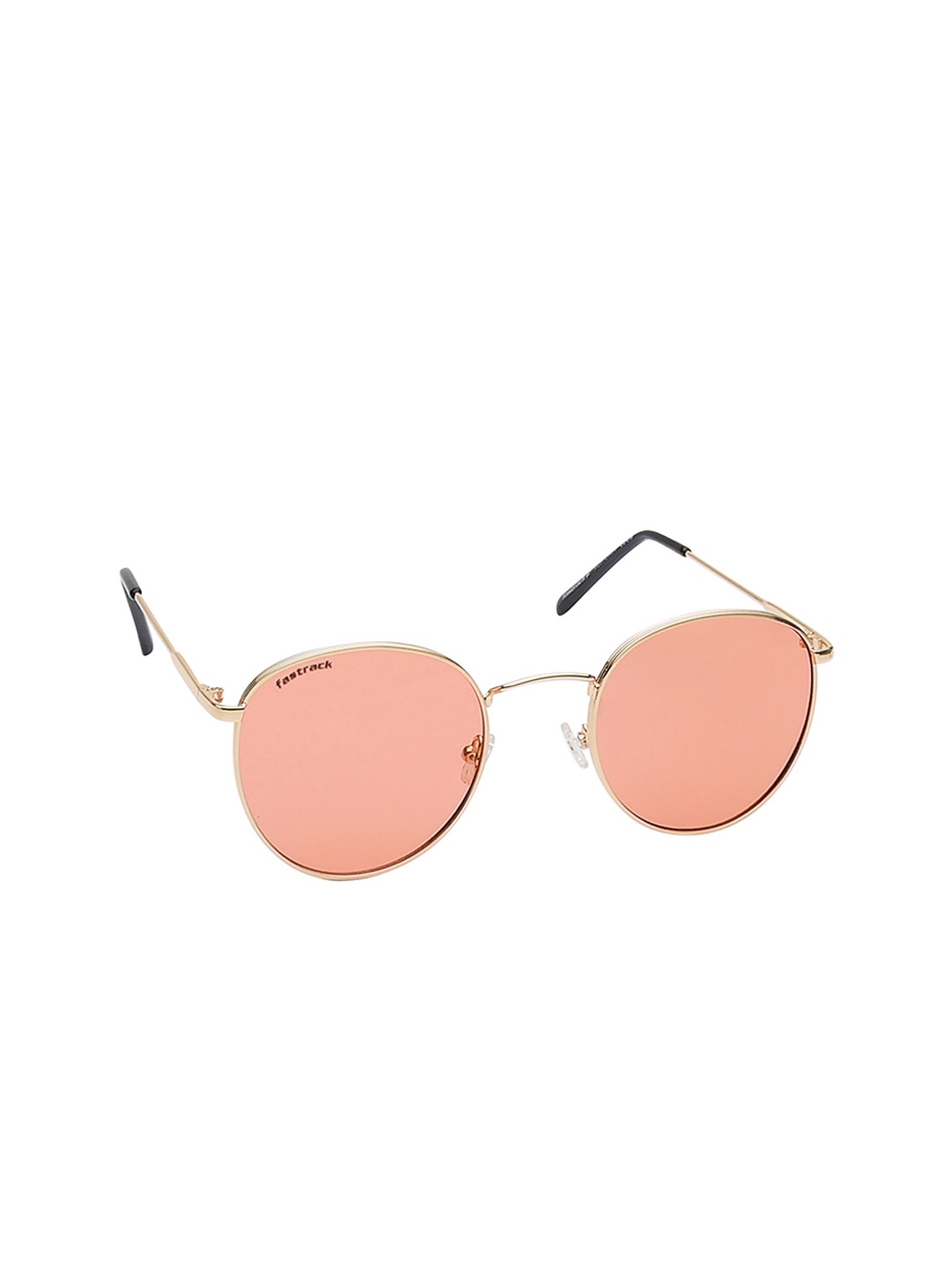 

Fastrack Unisex Oval Sunglasses with UV Protected Lens, Orange